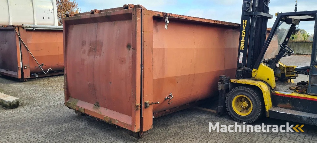 vloeistof container 30 M3 met rol zeil