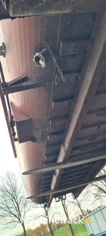 vloeistof container 30 M3 met rol zeil