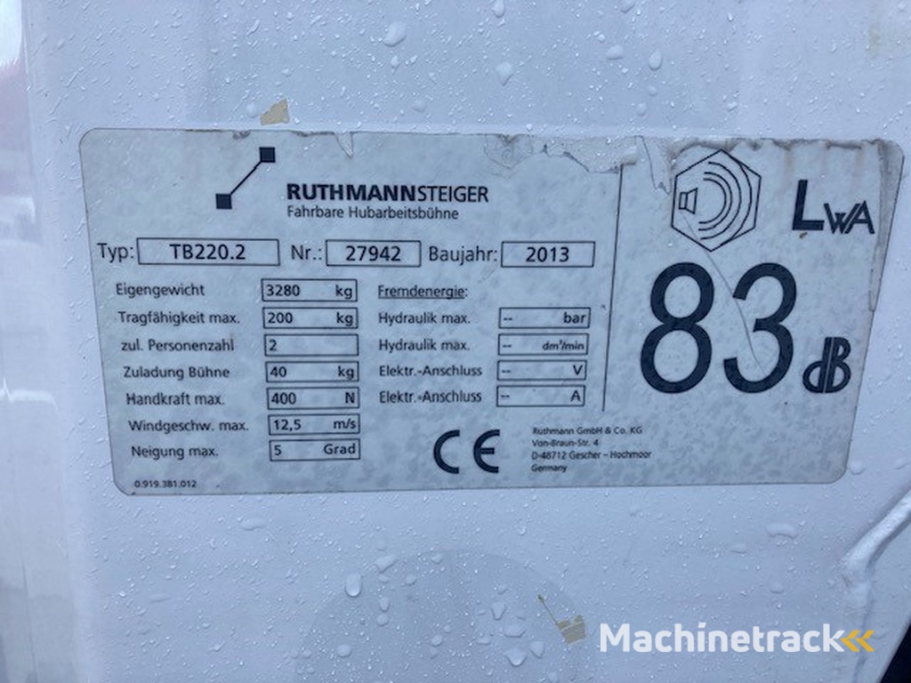 Ruthmann STEIGER® TB 220