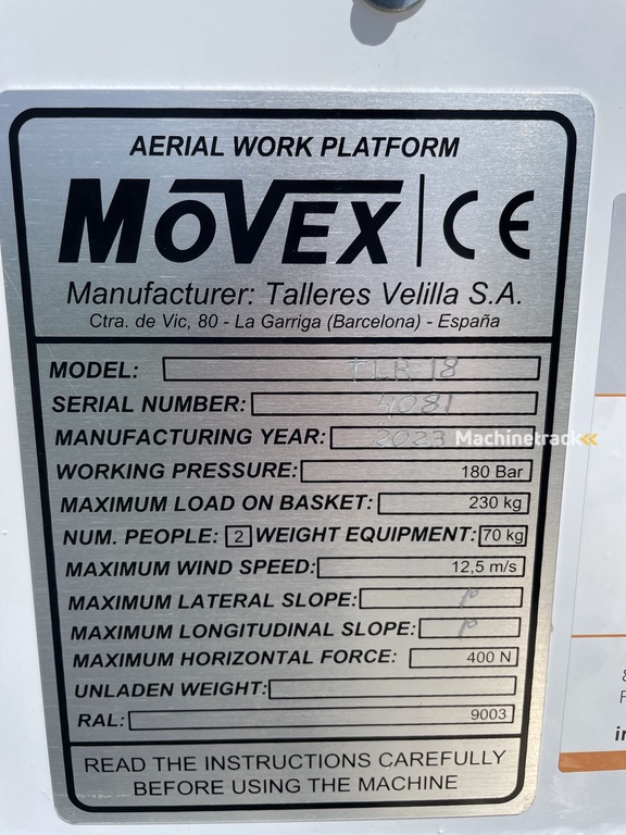 France Elévateur TLR18