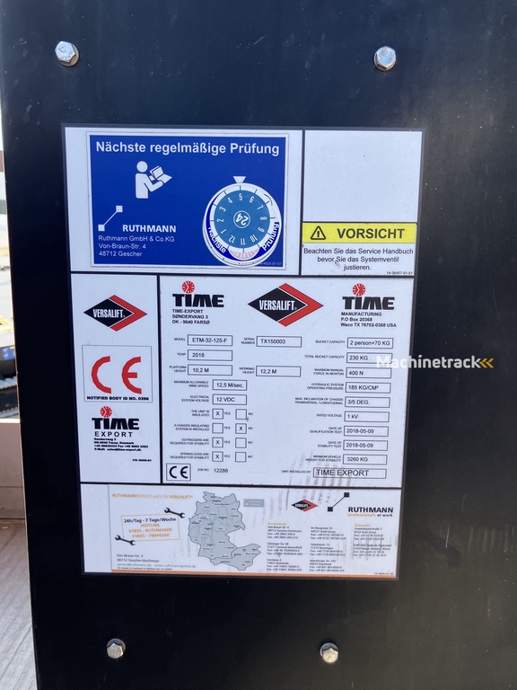 VERSALIFT ETM-32-125-F