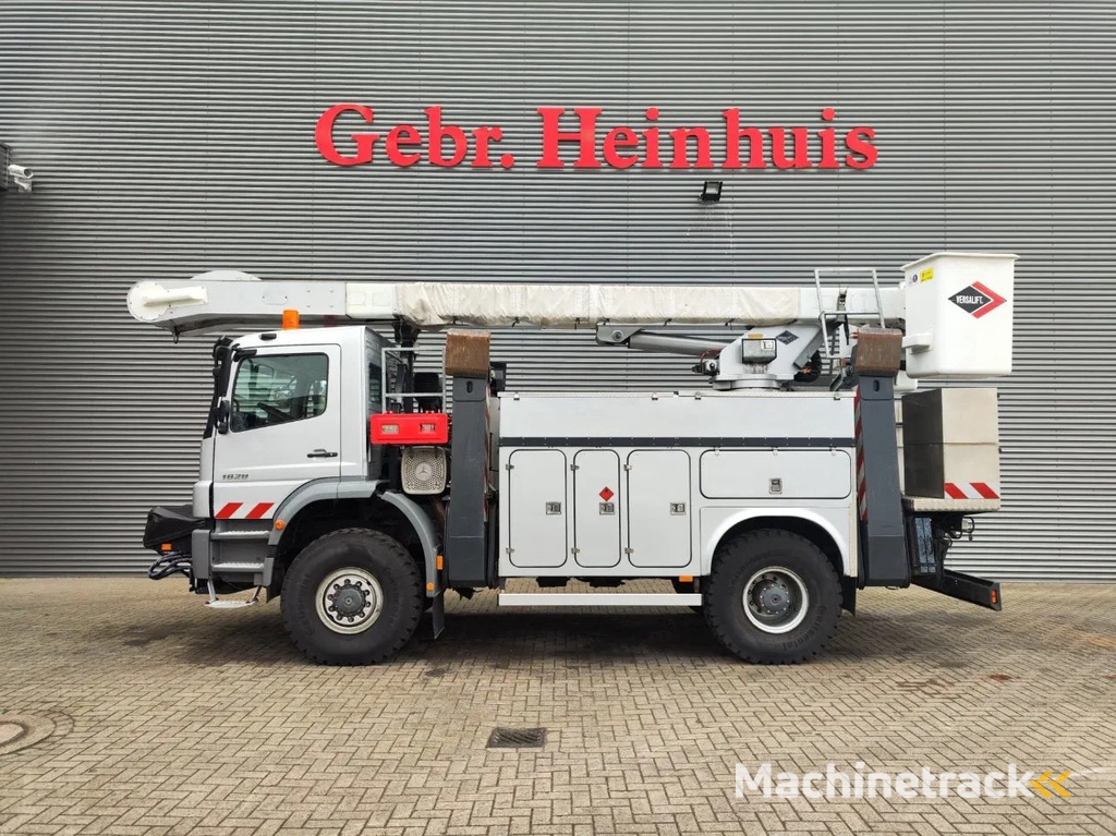 Versalift VO-355-MHI Winch 69 kV Mercedes Benz Axor 1824 4x4 Topcondition German Truck!