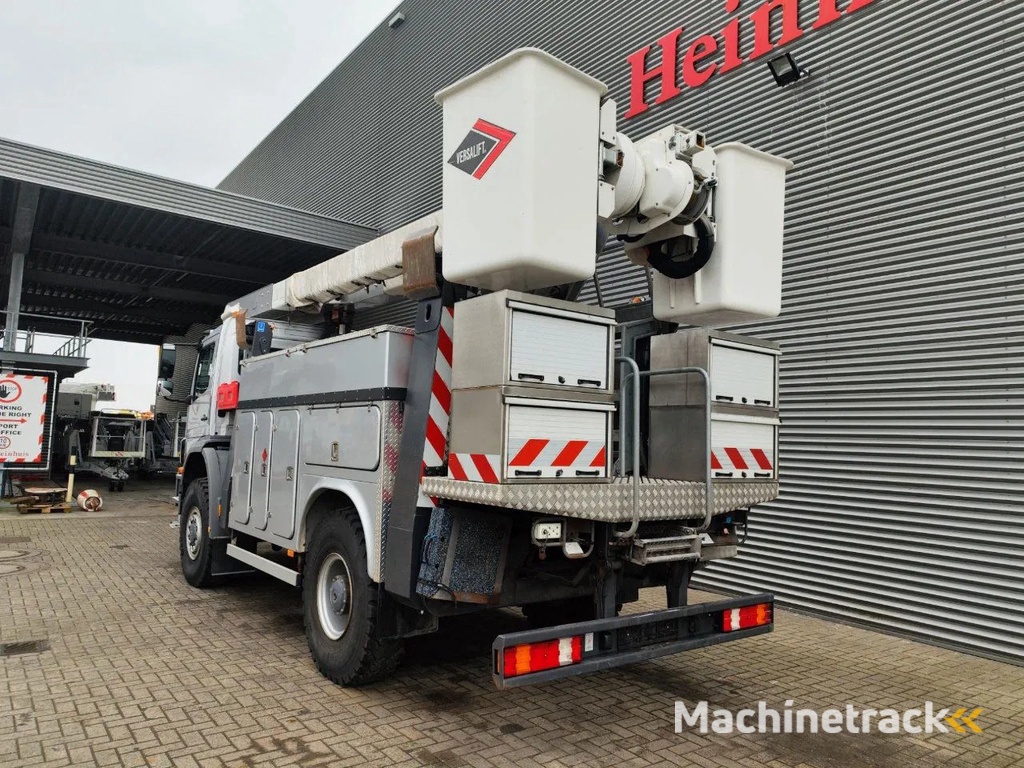 Versalift VO-355-MHI Winch 69 kV Mercedes Benz Axor 1824 4x4 Topcondition German Truck!