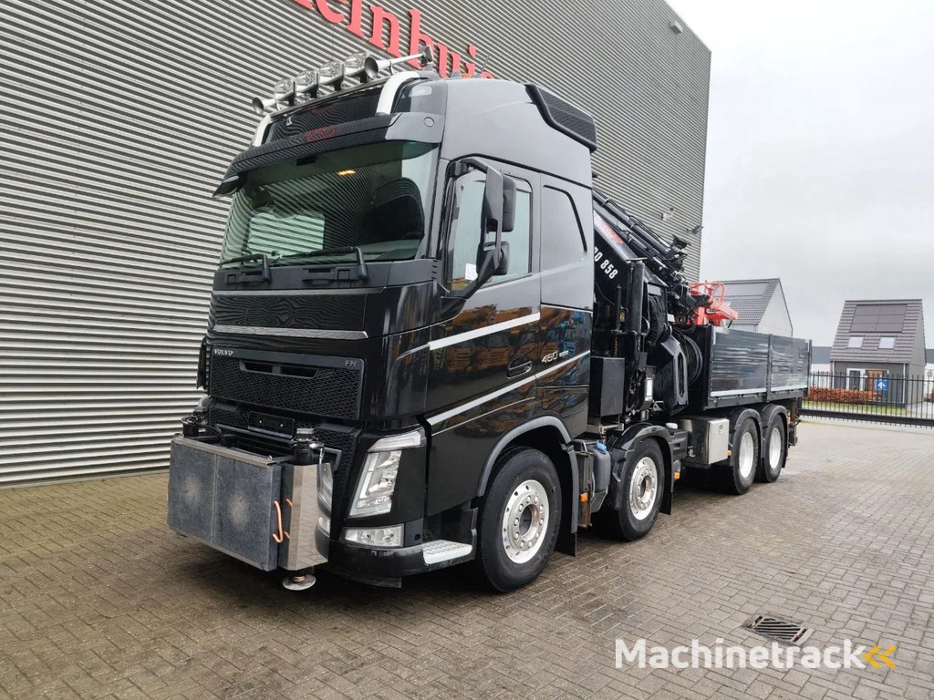 Hiab X-Hipro 858 E-8 Basket Volvo FH 460 8x4