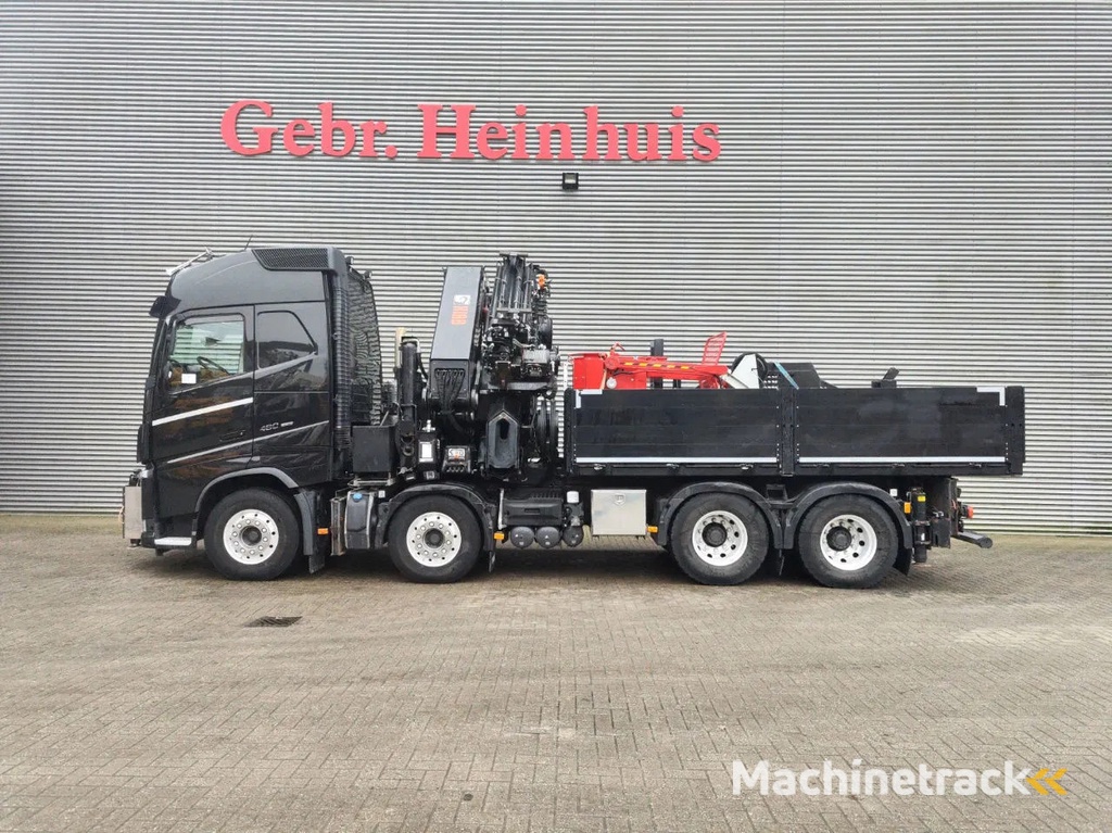 Volvo FH 460 8x4 Hiab X-Hipro 858 E-8 Basket!