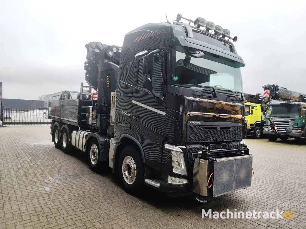 Volvo FH 460 8x4 Hiab X-Hipro 858 E-8 Basket!