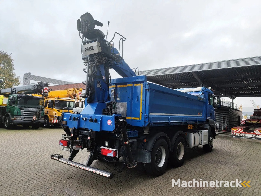 MAN TGS 26.480 6x4 Meiller 3 Seitenkipper Penz 20LP+8.50R