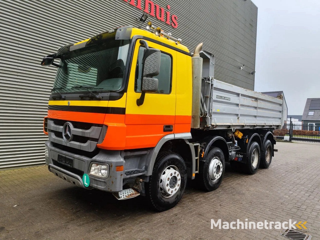 Mercedes-Benz Actros 4141 8x4 Meiller 3 Seitenkipper