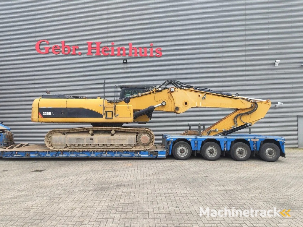 Caterpillar 330 UHD-DL Normal + Demolitionboom 21 Meter 2 x Oil Quick OQ80 Quick Hitch  German Machine!