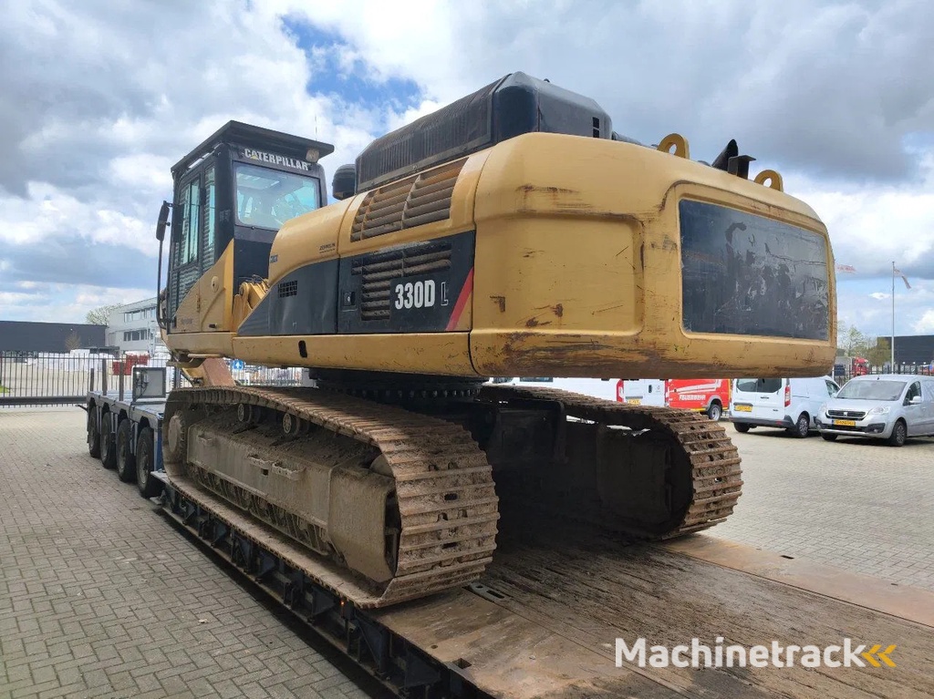 Caterpillar 330 UHD-DL Normal + Demolitionboom 21 Meter 2 x Oil Quick OQ80 Quick Hitch  German Machine!