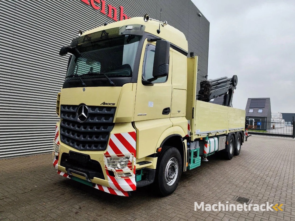 Hiab XS 377 Hipro 7 x Hydr. Hiab Rotated Clamp Mercedes Benz Arocs 2645 6x4 Euro 6!