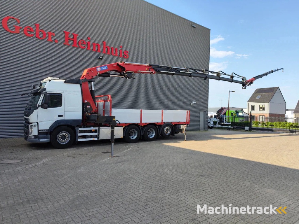 Volvo FM 500 8x4 Tridem Euro 6 HMF 5020 K6 6x Hydr. Jip 6x Hydr. Winch!