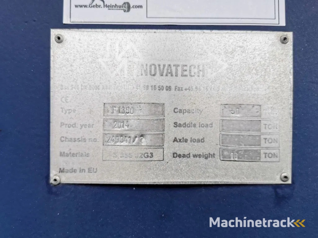 Novatech F1350 50 Ton Capacity Powersteering Topcondition!