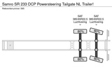 Minituur van Samro SR 233 DCP Powersteering Tailgate NL Trailer!