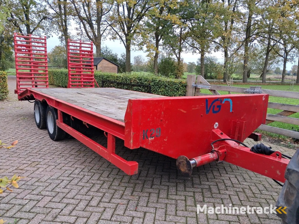 VGM Oprijwagen/dieplader 14 ton.