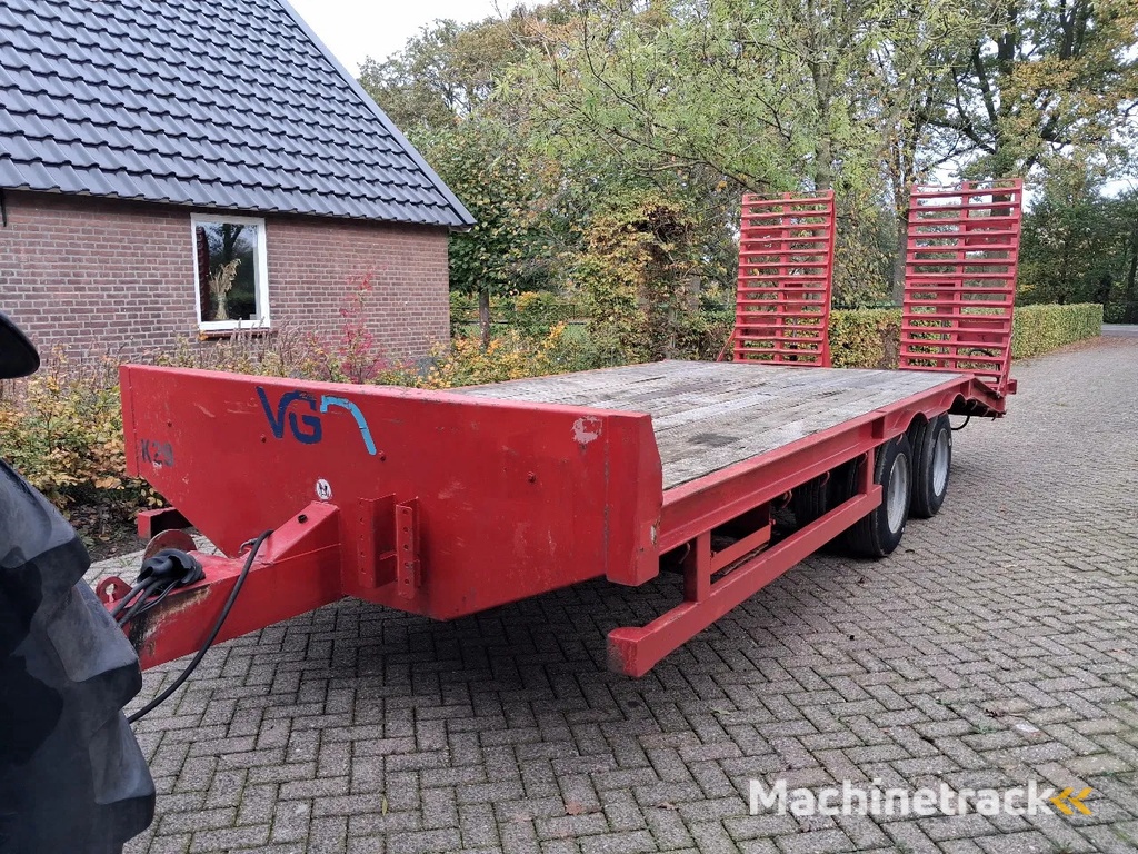 VGM Oprijwagen/dieplader 14 ton.
