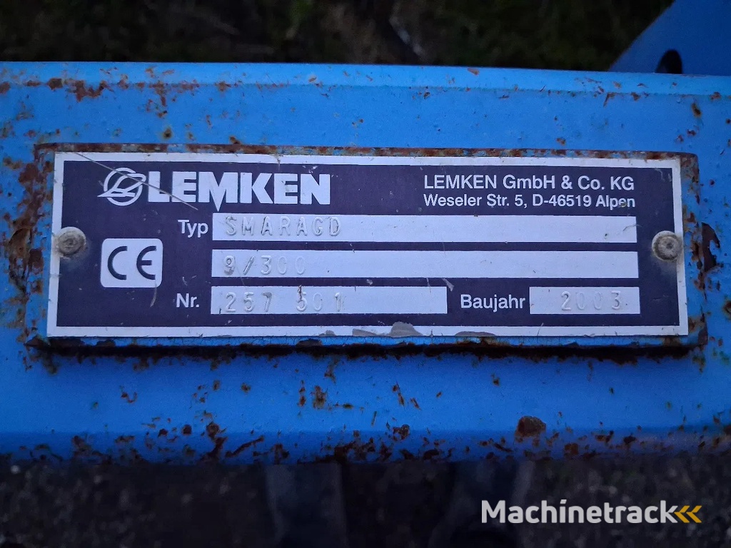 Lemken Smaragd 9/300 cultivator