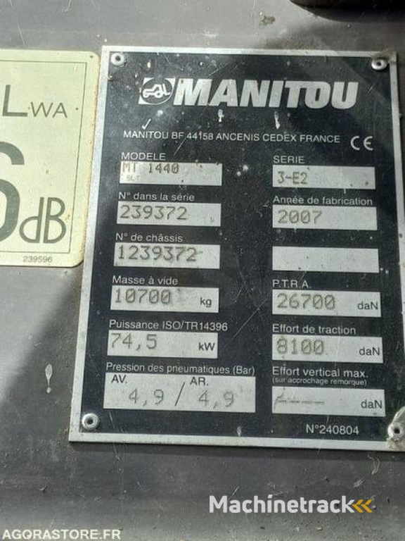 Manitou MODELE-1440