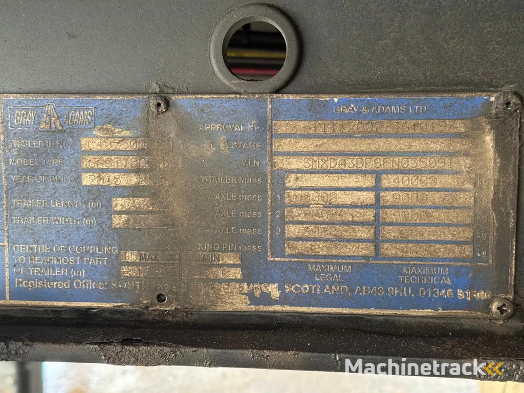 Gray and Adams 2015 Vector 1950 MT - 5796