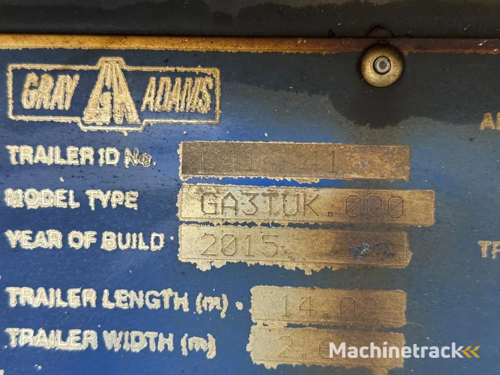 Gray and Adams 2015 Vector 1350 - MJG038