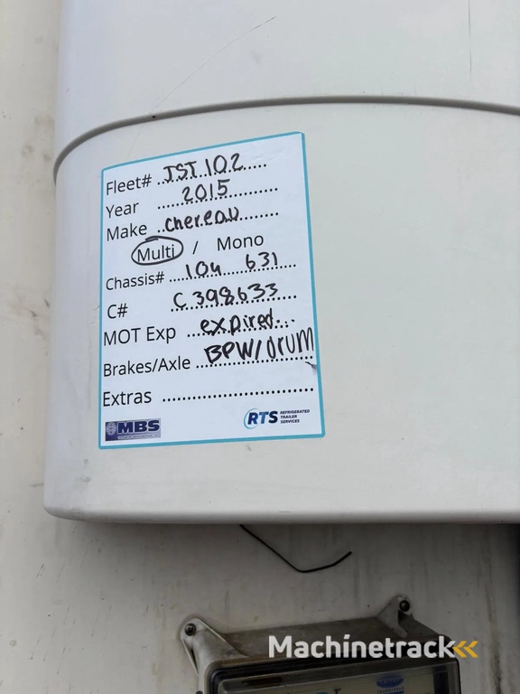 Chereau 2015 Vector 1950MT - JST102