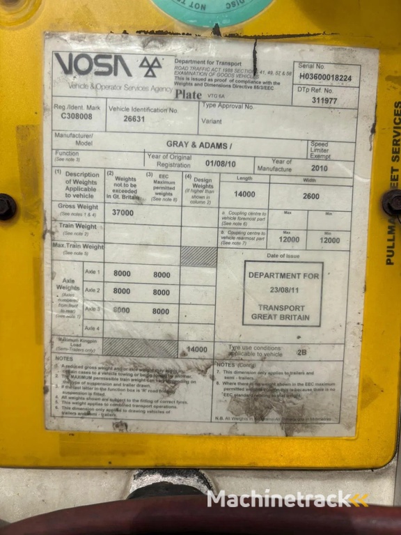 Gray and Adams 2010 Vector 1850 - D12