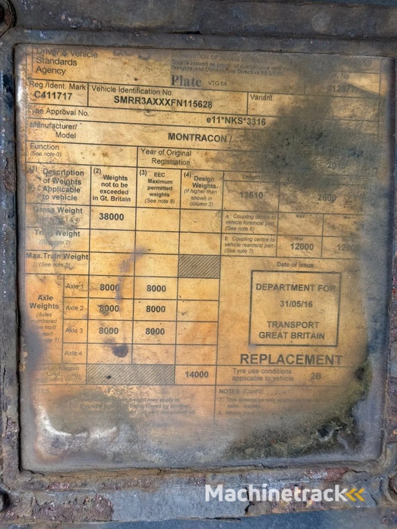 Montracon 2015 SLXe 200 - CML353
