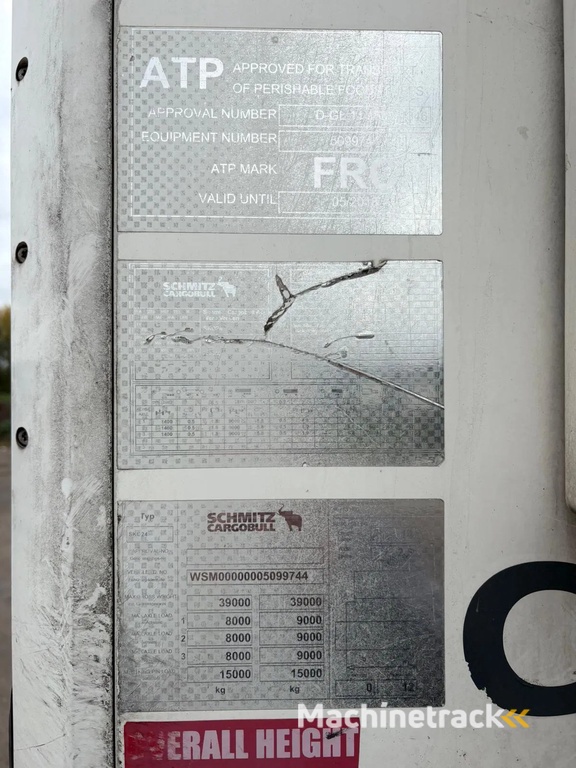 Schmitz Cargobull 2012 Vector 1850 - CCF33
