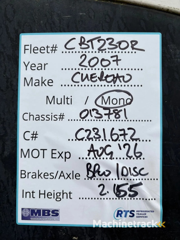 Chereau 2007 Vector 1800 - CBT230R