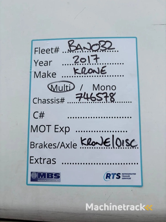 Krone 2017 SLXi Spectrum - BAN032