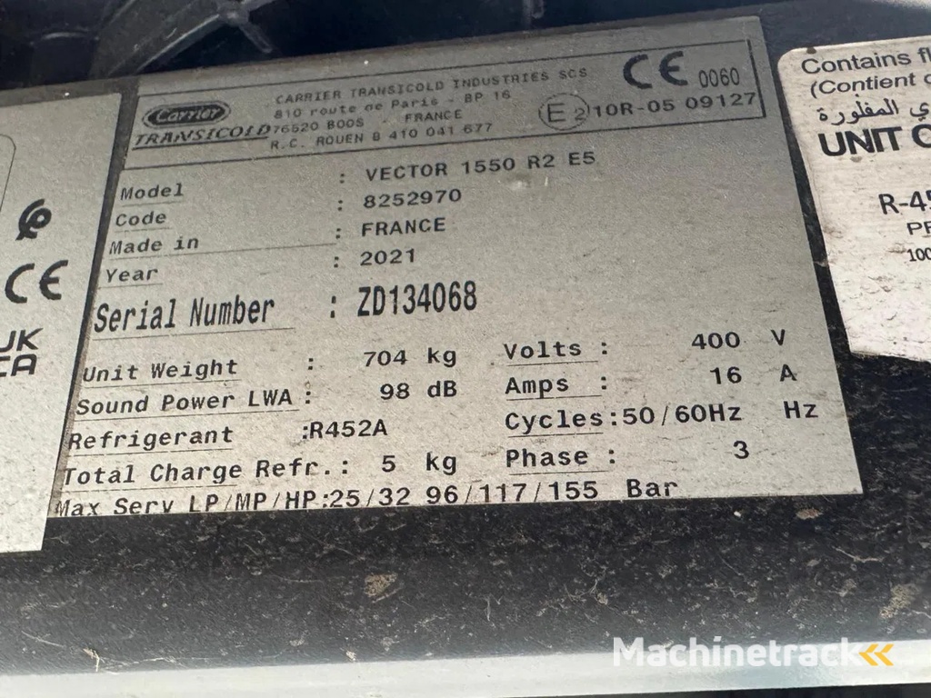 Chereau 2022 Vector 1550 - 67893XC