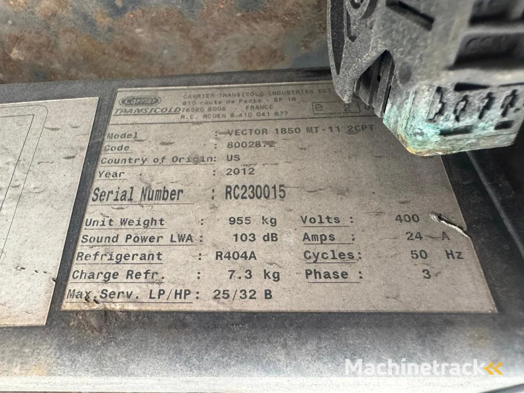 Gray and Adams 2012 Vector 1850 MT - 4832