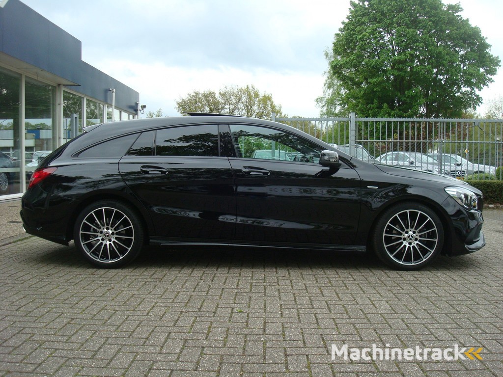 Mercedes-Benz CLA-Klasse Shooting Brake 180 AMG Night Edition 7G-AUT Panorama-schuifkdak White-Art Harman kardon Spiegel-Pakket AMG-Sportpakket Keyless Go Stoelverwarming Leder-Alcantara