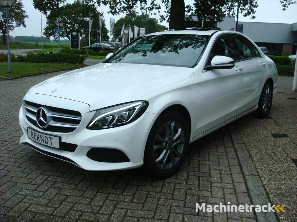 Mercedes-Benz C-Klasse 180 Avantgarde 9G-Aut Schuifkdak Led-High-Performance Dodehoek-ass