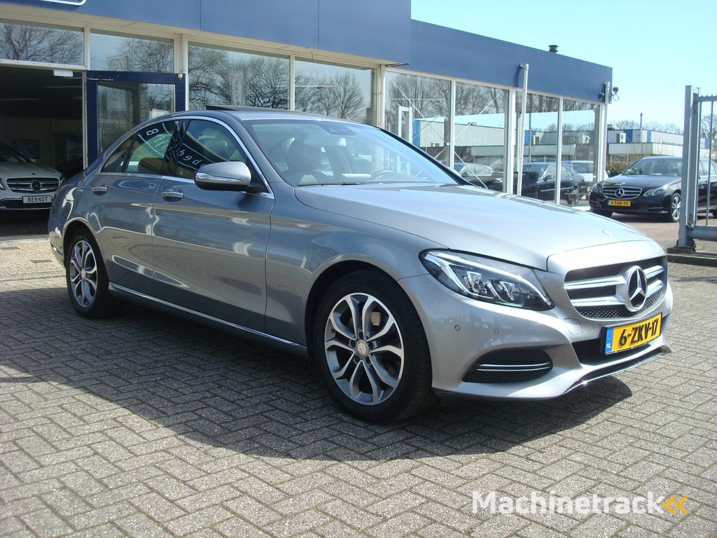 Mercedes-Benz C-Klasse 180 7G-AUT Avantgarde Schuifkdak Comand-Navi Trekh-Afn LED-Highperformance Inkl-Spiegels Dodehoek-Assistentie