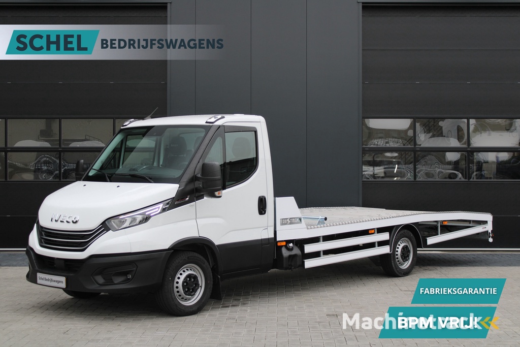 Iveco Daily - 35S18 3.0L 180pk  Autotransporter - Geveerde Stoel - Lier - LED - Navi - ACC - Lane Assist - Faustmann Opbouw - Rijklaar