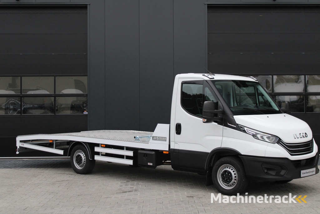 Iveco Daily - 35S18 3.0L 180pk  Autotransporter - Geveerde Stoel - Lier - LED - Navi - ACC - Lane Assist - Faustmann Opbouw - Rijklaar