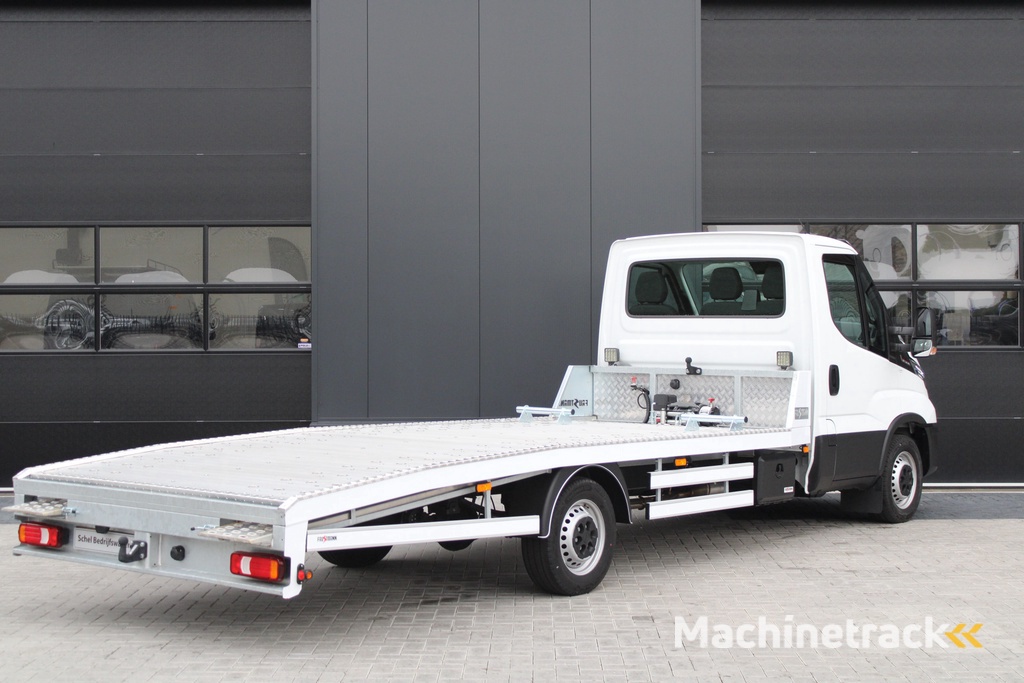 Iveco Daily - 35S18 3.0L 180pk  Autotransporter - Geveerde Stoel - Lier - LED - Navi - ACC - Lane Assist - Faustmann Opbouw - Rijklaar