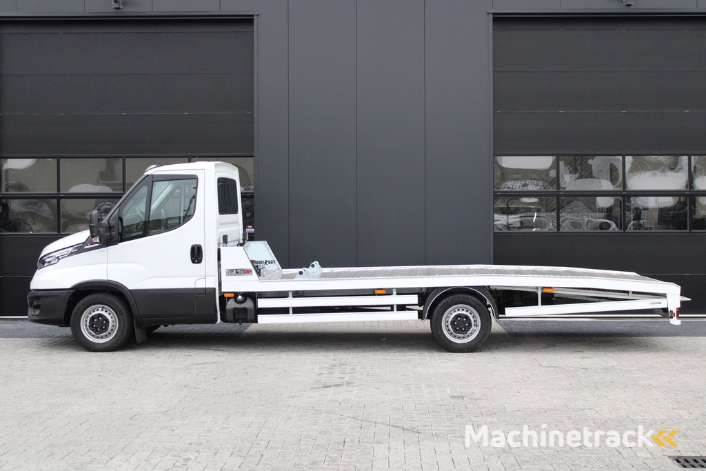 Iveco Daily - 35S18 3.0L 180pk  Autotransporter - Geveerde Stoel - Lier - LED - Navi - ACC - Lane Assist - Faustmann Opbouw - Rijklaar