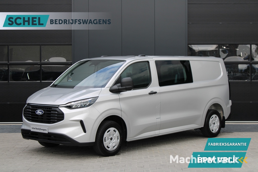 Ford Transit Custom 320 2.0 TDCI L2H1 Trend DC 136pk - 5 zits - Elek Trekhaak - LED - Stoelverwarming - Carplay/Android - Rijklaar