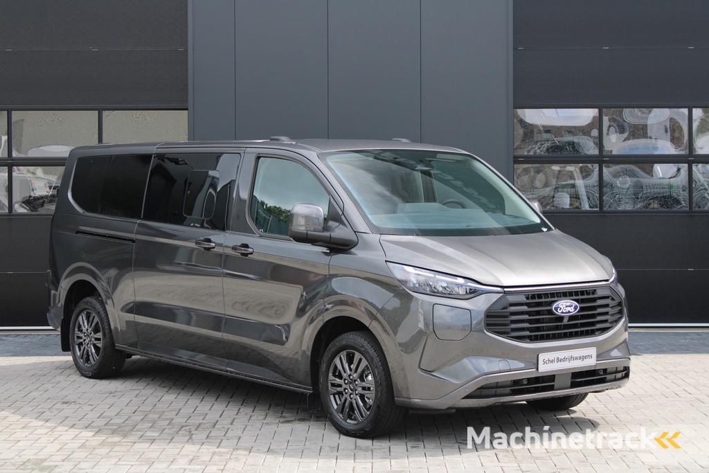 Ford Transit Custom 320 2.5 PHEV L2H1 Limited 232pk 8 Zits - 2x Schuif - Adaptive Cruise - Klimaat achterin - Keyless - Stoel/Stuurverwarming - Excl BTW - Rijklaar