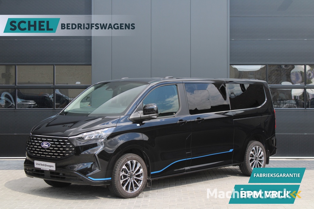 Ford Tourneo Custom 320 2.0 TDCI L2H1 Titanium X DC 170pk -  Adaptive Cruise - LED - Blind Spot - Leder - Navigatie - 360 Camera - Trekhaak - Rijklaar
