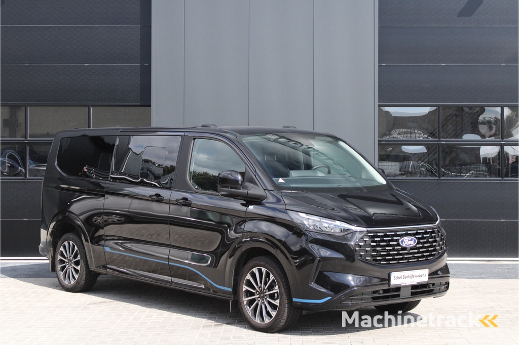 Ford Tourneo Custom 320 2.0 TDCI L2H1 Titanium X DC 170pk -  Adaptive Cruise - LED - Blind Spot - Leder - Navigatie - 360 Camera - Trekhaak - Rijklaar