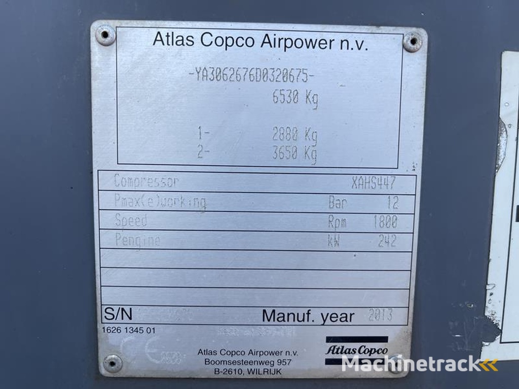 Atlas Copco XAHS 447 CD - N