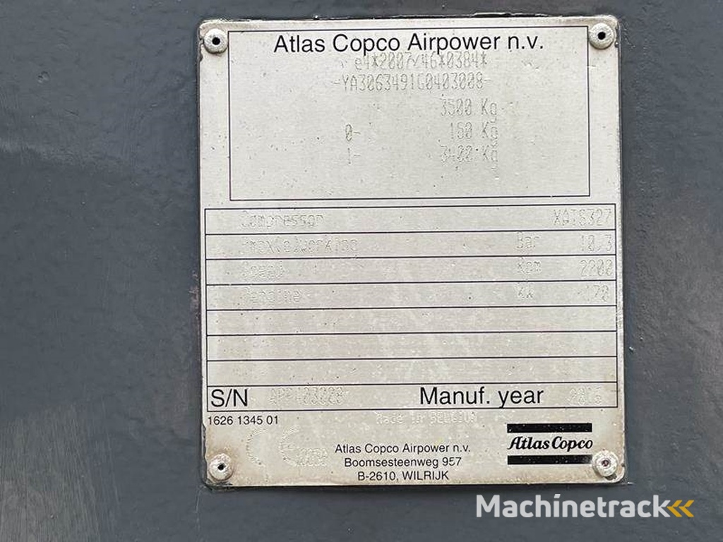 Atlas Copco XATS 327 MD - N