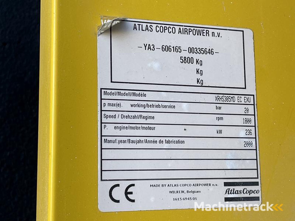 Atlas Copco XRHS 385 MD