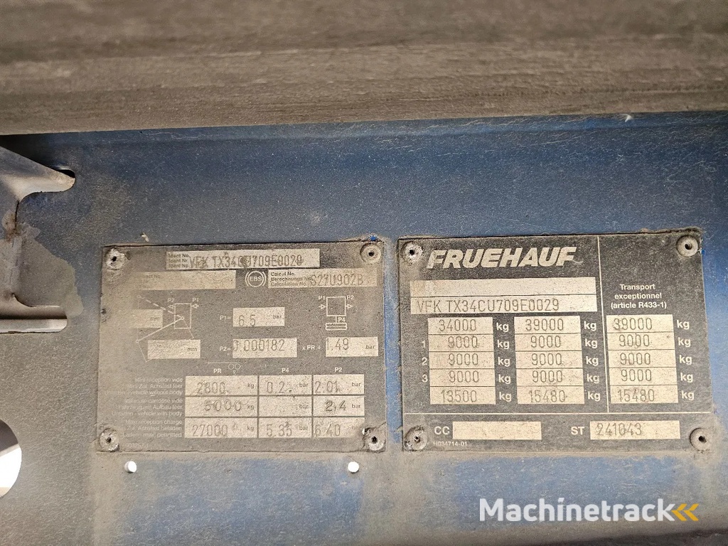 Fruehauf BPW - DISC - TX34CU09EAB