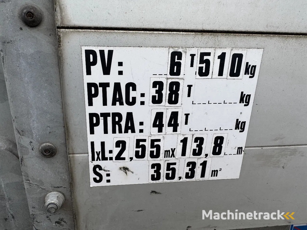 Fliegl SDS 380 Dhollandia DHSMR.20 2000 KG