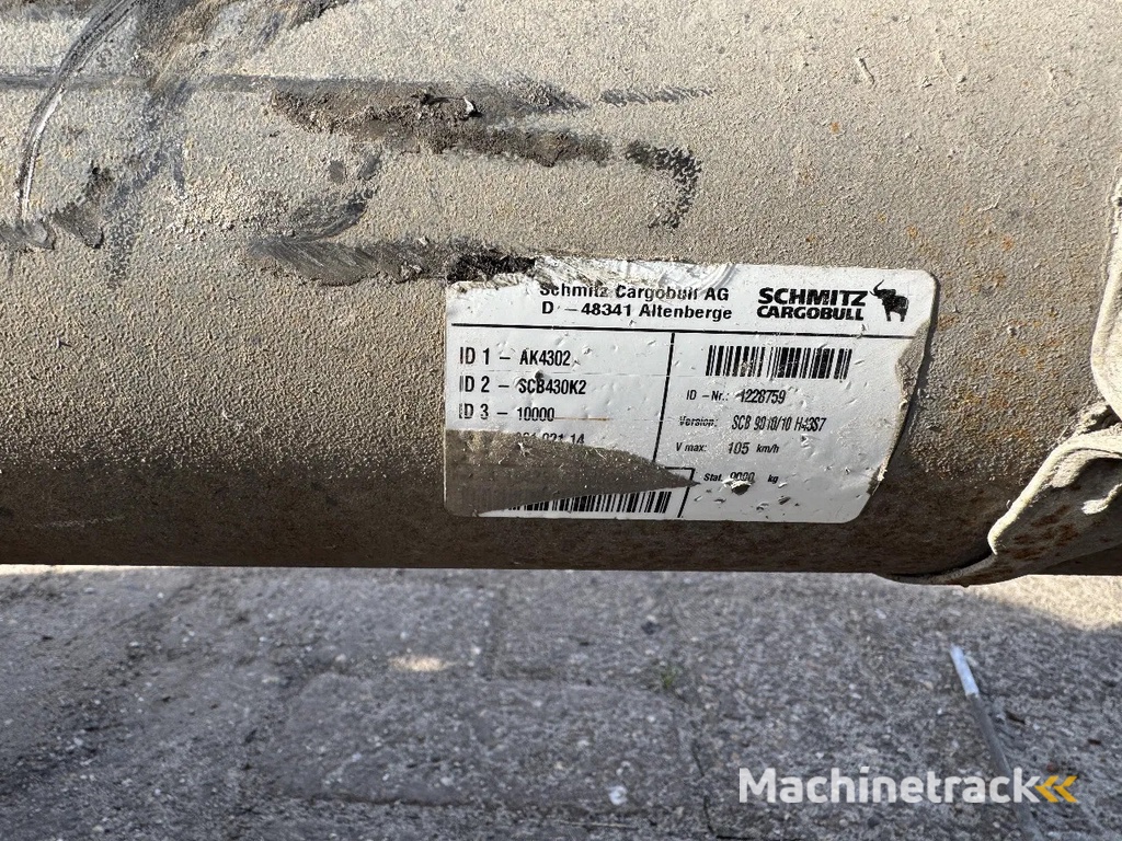 Schmitz Cargobull SCB 9010/10 H43S7