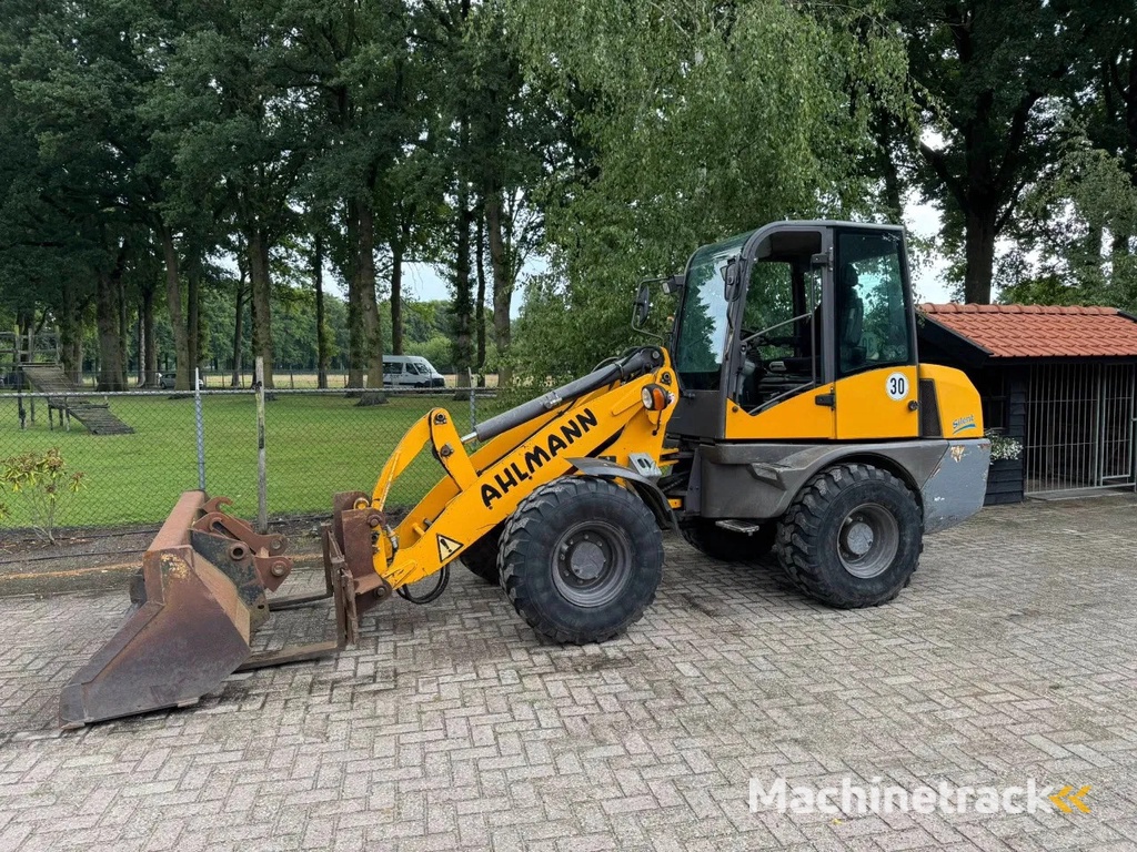 Ahlmann AL80 Shovel loader bak + vorken